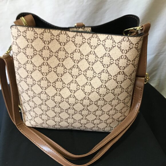 Stylish Grid Pattern Drawstring Bucket Crossbody Bag - Picture 3 of 5